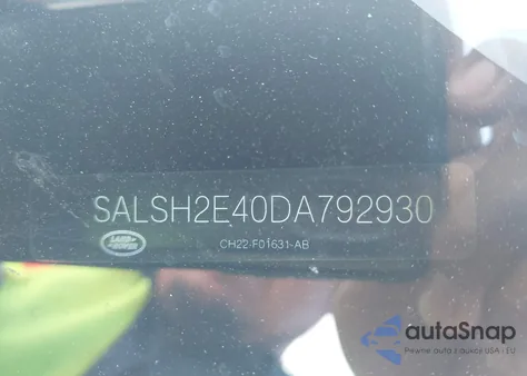 2013 Land Rover Range Rover Sport Sc z USA, uszkodzony, nr VIN SALSH2E40DA792930